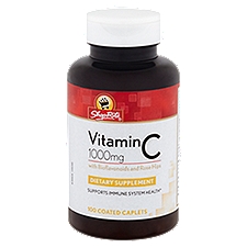 ShopRite Vitamin C Support Immune System Health Dietary Supplement, 1000 mg, 100 count, 100 Each