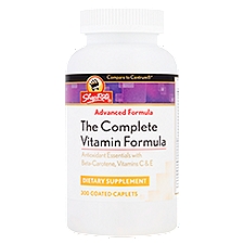 ShopRite Advanced Formula The Complete Vitamin Formula, Dietary Supplement, 300 Each