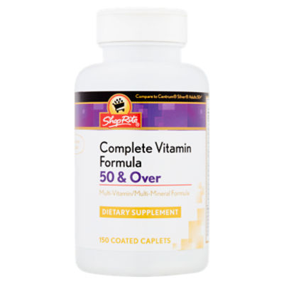 ShopRite 50 & Over Complete Vitamin Formula, Dietary Supplement