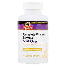 ShopRite 50 & Over Complete Vitamin Formula, Dietary Supplement, 150 Each