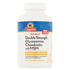ShopRite Advanced Double Strength Glucosamine Chondroitin with MSM Coated Caplets, 180 count