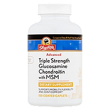 ShopRite Advanced Triple Strength Glucosamine Chondroitin with MSM Dietary Supplement, 120 count