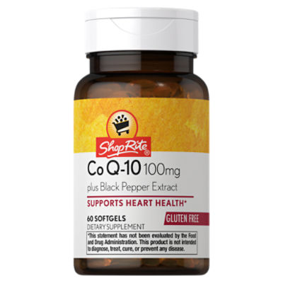 ShopRite Coenzyme Q-10 Dietary Supplement, 100 mg, 60 count