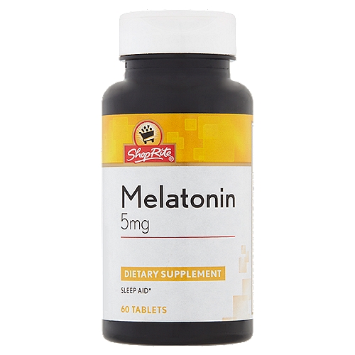 ShopRite Melatonin Tablets, 5 mg, 60 count