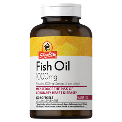 ShopRite Fish Oil 1000 mg, Dietary Supplement