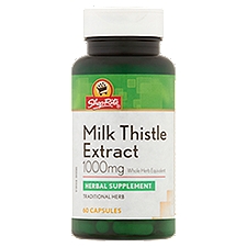 ShopRite Milk Thistle Extract Capsules, 1000 mg, 60 count