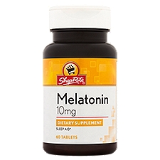 ShopRite Melatonin Dietary Supplement, 10 mg, 60 count