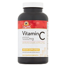 ShopRite Vitamin C Coated 1000 mg, Caplets, 300 Each