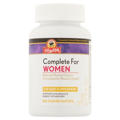 ShopRite Complete for Women Coated Caplets, 100 count