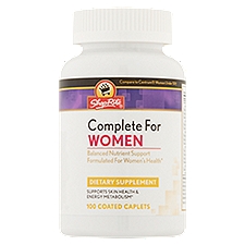 ShopRite Complete for Women Coated Caplets, 100 count