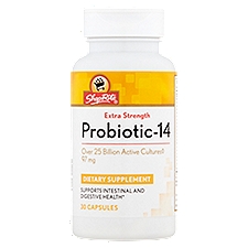 ShopRite Probiotic-14 Extra Strength Dietary Supplement, 97 mg, 30 count