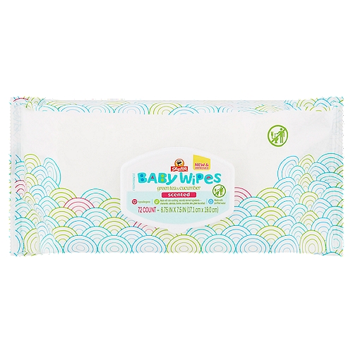 ShopRite Green Tea & Cucumber Scented Baby Wipes, 72 count
Made with skin-soothing, naturally derived ingredients - chamomile, calendula, licorice, cucumber, aloe, green tea extract

Our green tea and cucumber scented, pre-moistened ShopRite® Baby Wipes are formulated with purified water, aloe, vitamin E and chamomile leaving your baby with soft and smooth skin. They are made from high quality material so you can confidently tackle big messes. No alcohol, dyes, parabens, phthalates or harsh irritants means these wipes are safe and gentle for the whole family.