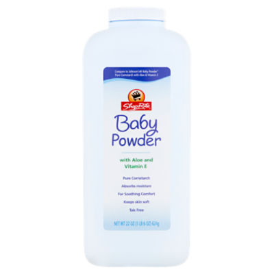 ShopRite Baby Powder with Aloe and Vitamin E, 22 oz, 22 Ounce