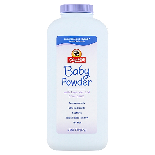 ShopRite Baby Powder with Lavender and Chamomile, 15 oz