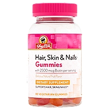 ShopRite Hair, Skin & Nails Gummies, Dietary Supplement, 80 Each