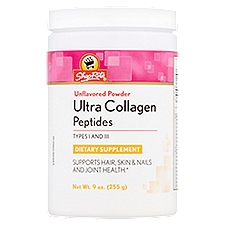 ShopRite Unflavored Powder Ultra Collagen Peptides Dietary Supplement, 9 oz