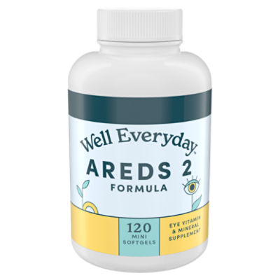 Well Everyday Areds 2 Formula Eye Vitamin & Mineral Supplement, 120 Count