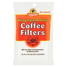 ShopRite Coffee Filters, Wraparound Style, 55 Each