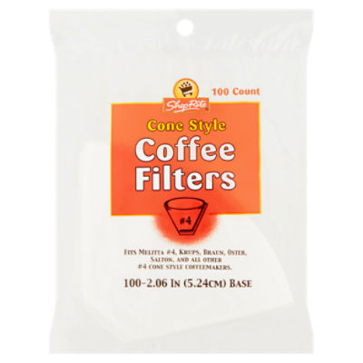 ShopRite 4 Cone Style, Coffee Filters