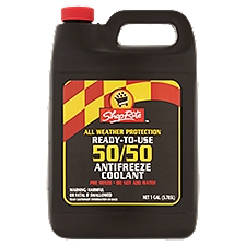 ShopRite All Weather Protection Ready-to-Use 50/50, Antifreeze Coolant, 128 Fluid ounce
