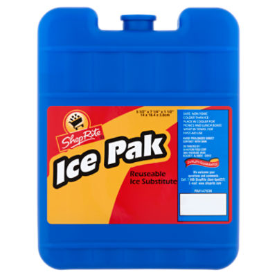ShopRite Ice Pak Reuseable, Ice Substitute