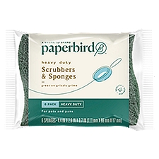Paperbird Scrubbers & Sponges Heavy Duty, 6 Each