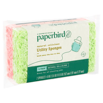 Paperbird Heavy Duty Dish Wand Refills, 2 count