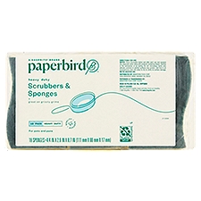 Paperbird Scrubbers & Sponges Heavy Duty, 18 Each