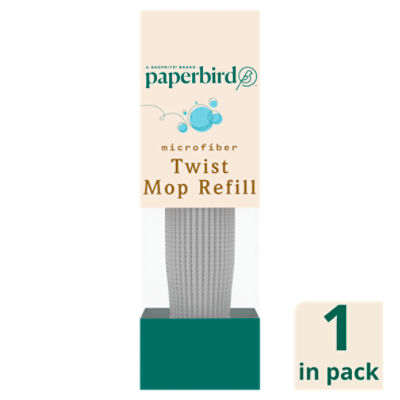 Paperbird Microfiber Twist Mop Refill, 1 count