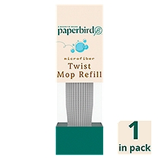 Paperbird Microfiber, Twist Mop Refill, 1 Each