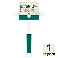 Paperbird Squeegee with Suction Cup, 1 Each
