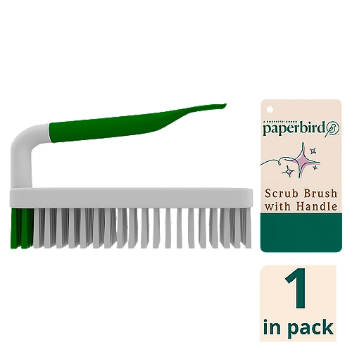 Paperbird Scrub Brush with Handle