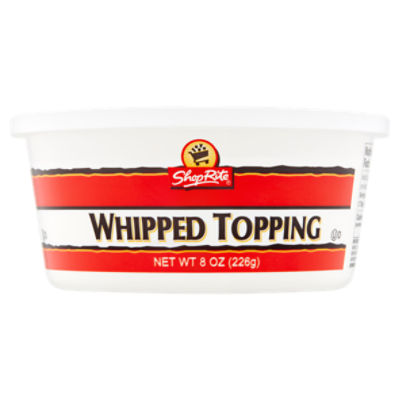 ShopRite Whipped Topping, 8 oz, 8 Ounce