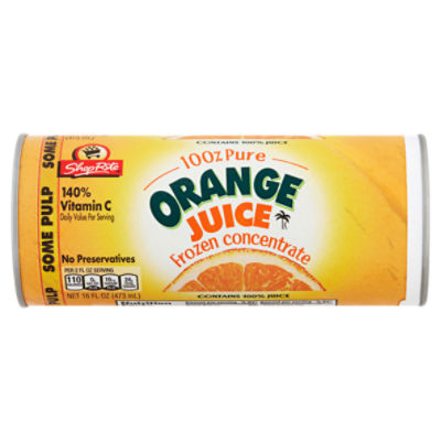 Frozen orange outlet juice