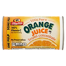 ShopRite Frozen Orange Juice Concentrate - Some Pulp, 12 Fluid ounce