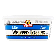 ShopRite Whipped Topping, Lite, 8 Ounce