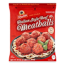ShopRite Italian Style Beef Meatballs, 1 oz, 48 count