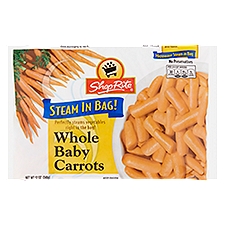 ShopRite Baby Carrots, Steam in Bag! Whole, 12 Ounce