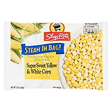 ShopRite Steam in Bag Super Sweet Yellow & White Corn, 12 Ounce