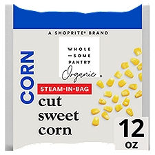 Wholesome Pantry Organic Sweet Corn, Steam-in-Bag Cut, 12 Ounce