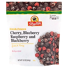 ShopRite Cherry, Blueberry Raspberry and Blackberry, Fresh Frozen, 12 Ounce