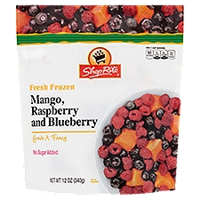 ShopRite Mango, Raspberry and Blueberry,  Fresh Frozen, 12 Ounce