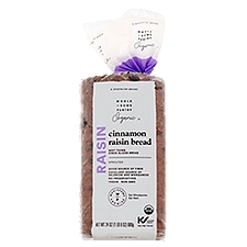 Wholesome Pantry Organic Cinnamon Raisin Bread, 24 oz, 24 Ounce