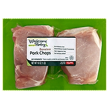 Wholesome Pantry Boneless Center Cut, Pork Chops, 20 Ounce