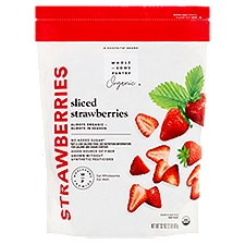 Wholesome Pantry  Organic Sliced, Strawberries, 32 Ounce