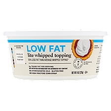Wholesome Pantry Low Fat Lite, Whipped Topping, 8 Ounce