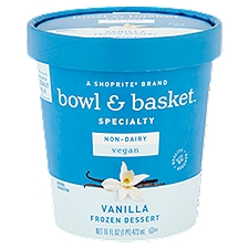 Bowl & Basket Specialty Vanilla Non-Dairy Frozen Dessert, 16 fl oz