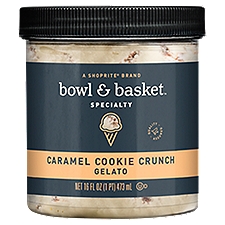 Bowl & Basket Specialty Caramel Cookie Crunch Gelato, 16 Fluid ounce