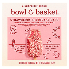 Bowl & Basket Strawberry Shortcake, Bars, 18 Fluid ounce
