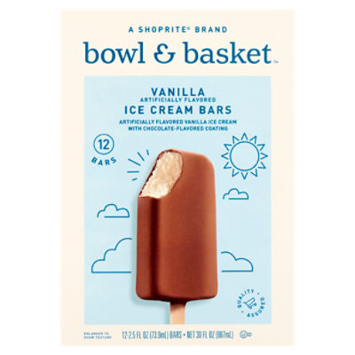 Bowl & Basket Vanilla, Ice Cream Bars